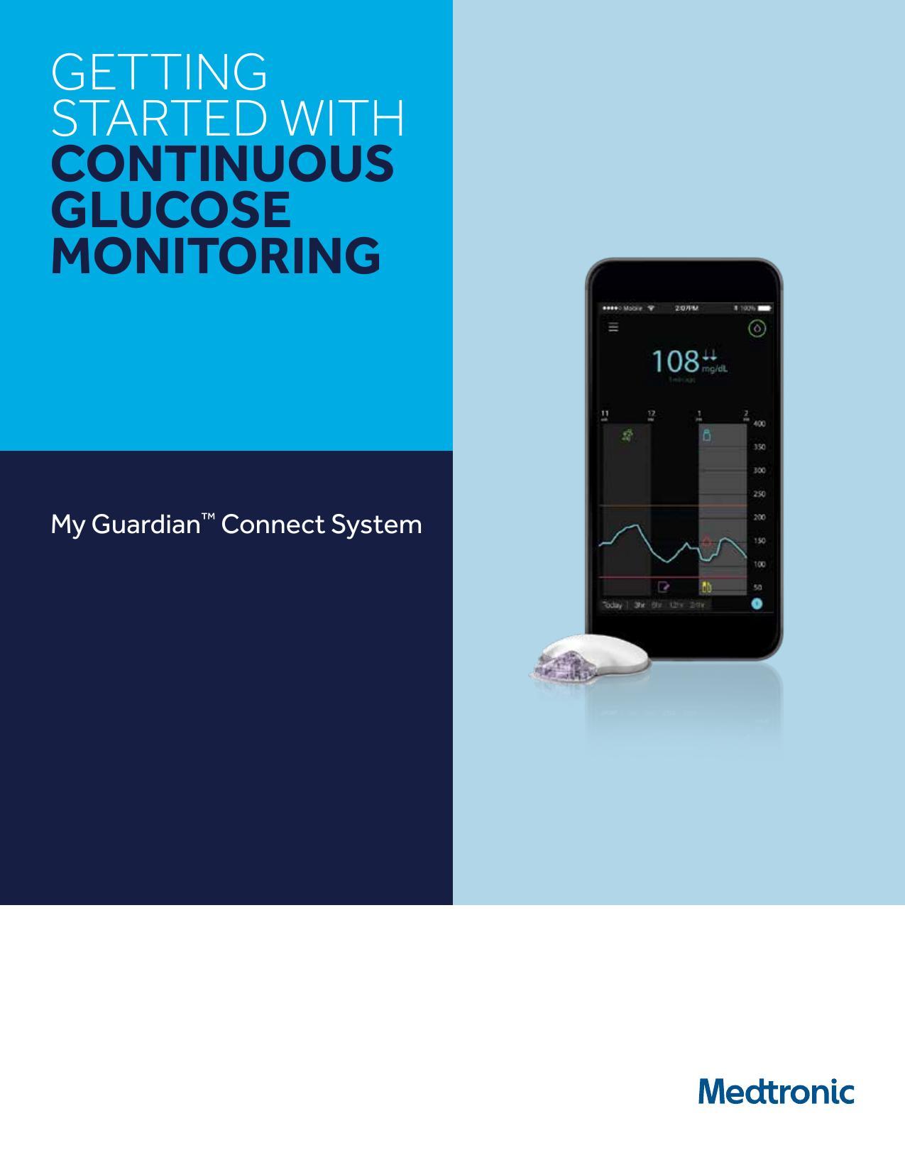 Getting Started With Continuous Glucose Monitoring Guardian Connect