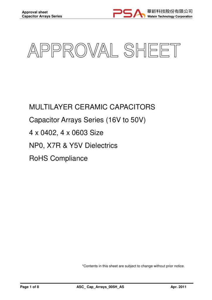 walsin-multilayer-ceramic-capacitor-arrays-datasheet.pdf
