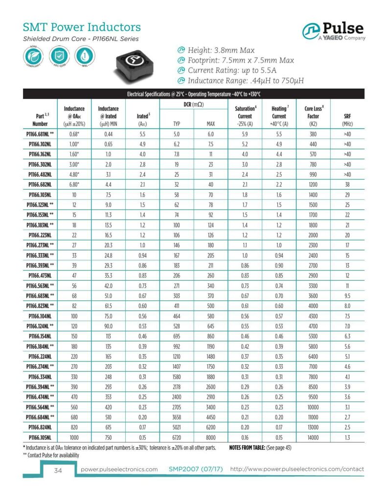 pii66nl-series-smt-power-inductors---pulse-yageo-company.pdf