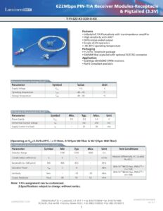 622mbps-pin-tia-receiver-modules-receptacle-pigtailed-33v-t-11-622-x3-xxx-x-xx.pdf