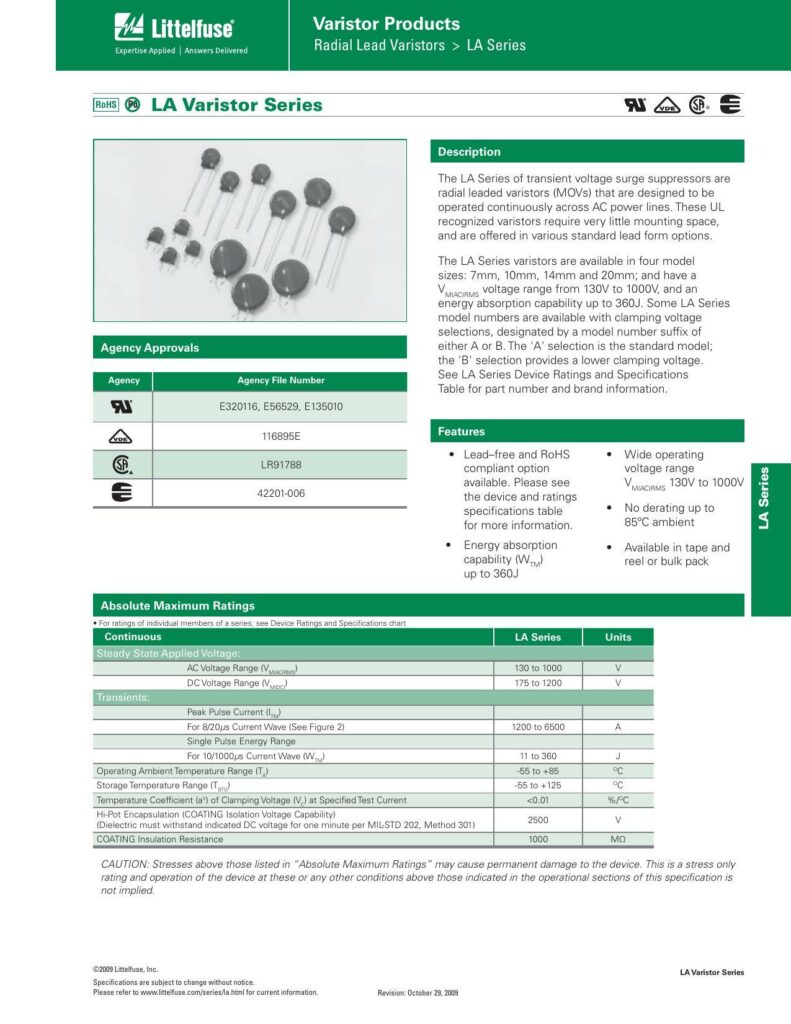 la-series-radial-lead-varistors-datasheet.pdf