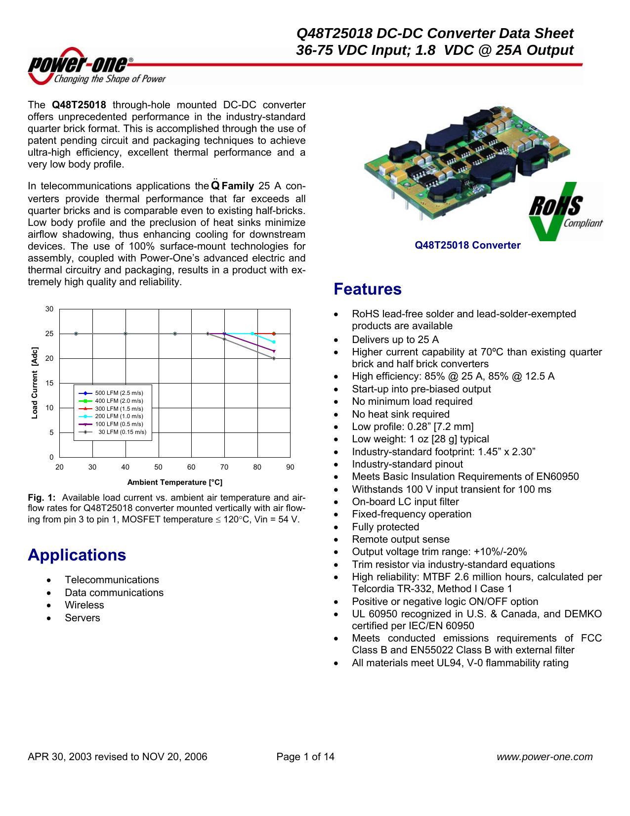 q48t25018-dc-dc-converter-datasheet-high-efficiency-quarter-brick-format.pdf