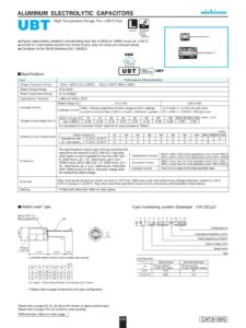 nichicon-aluminum-electrolytic-capacitors-ubt-series-datasheet.pdf