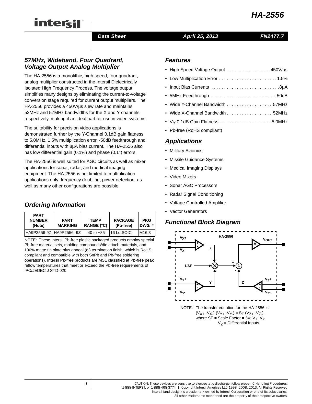 intersil-ha-2556-data-sheet-57mhz-wideband-analog-multiplier.pdf