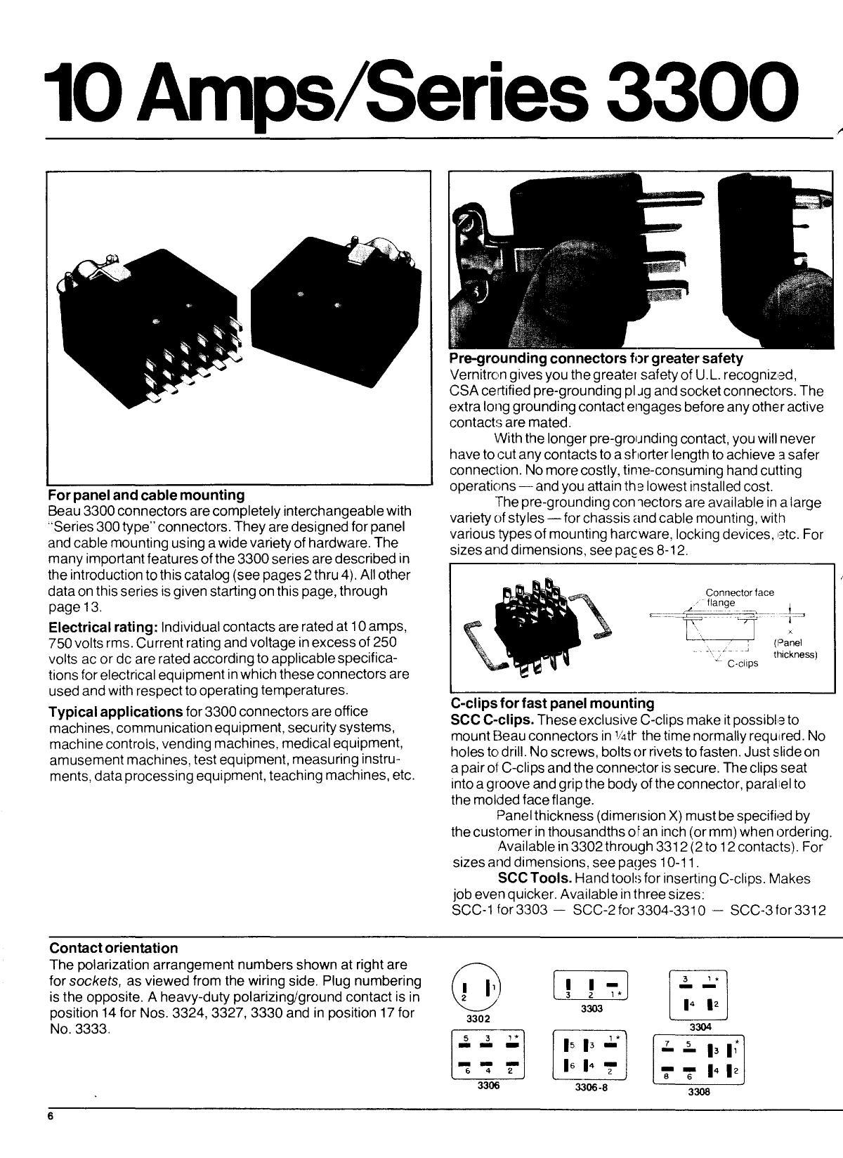 vernitron-series-3300-connectors---10-amp-pre-grounding-safety-connectors.pdf