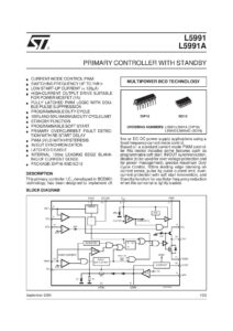 l5991l5991a-primary-controller-with-standby-datasheet.pdf