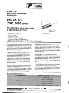 axial-lead-precision-wirewound-resistors---hr-va-sp-7000-8000-series-mil-r-93-rb-mil-r-39005-rbr-commercial-styles.pdf