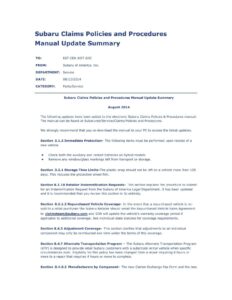 subaru-claims-policies-and-procedures-manual-update-summary-august-2014.pdf