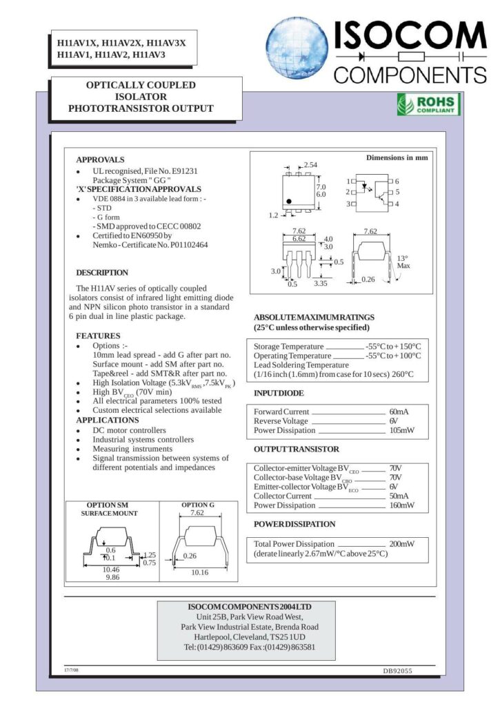 isocom-hiav-series-optocouplers---phototransistor-output---datasheet.pdf