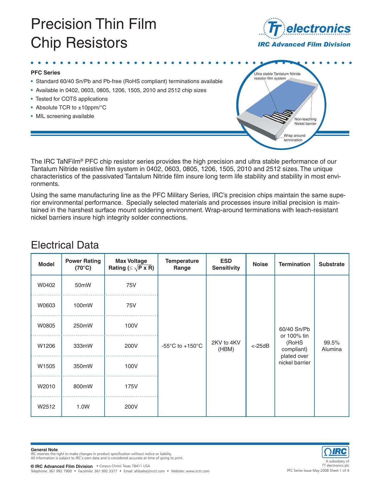 precision-thin-film-chip-resistors-datasheet---pfc-series-by-irc-advanced-film-division.pdf