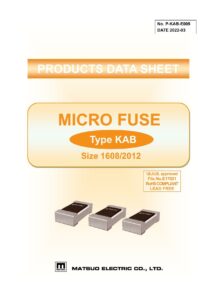 matsuo-electric-type-kab-micro-fuse-datasheet.pdf