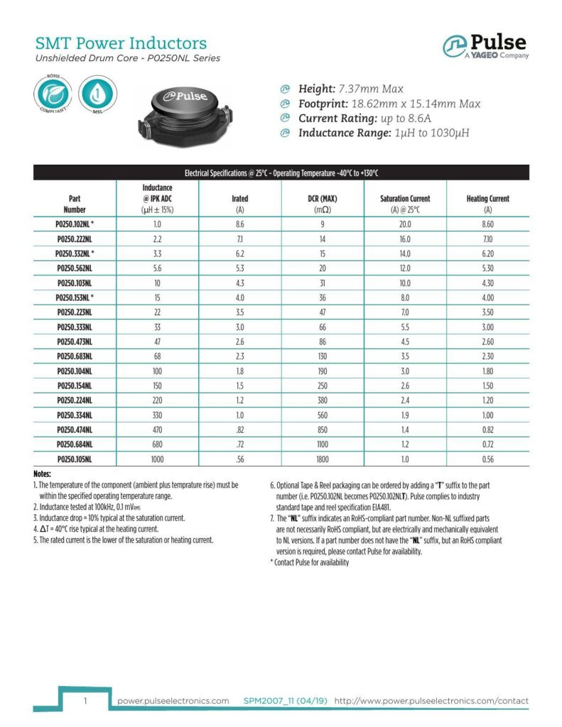 smt-power-inductors-unshielded-drum-core-pozsonl-series-datasheet-by-pulse-yageo-company.pdf