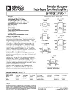 precision-micropower-single-supply-operational-amplifiers-op77iop727op747.pdf