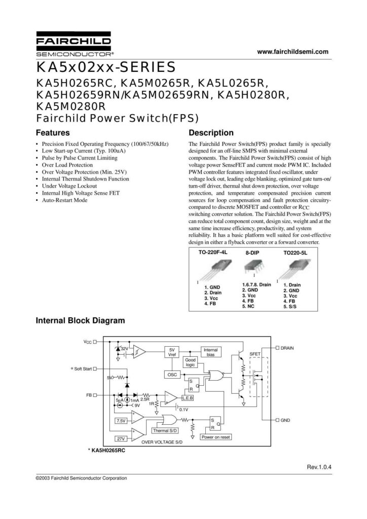 kasxo2xx-series-fairchild-power-switchfps.pdf