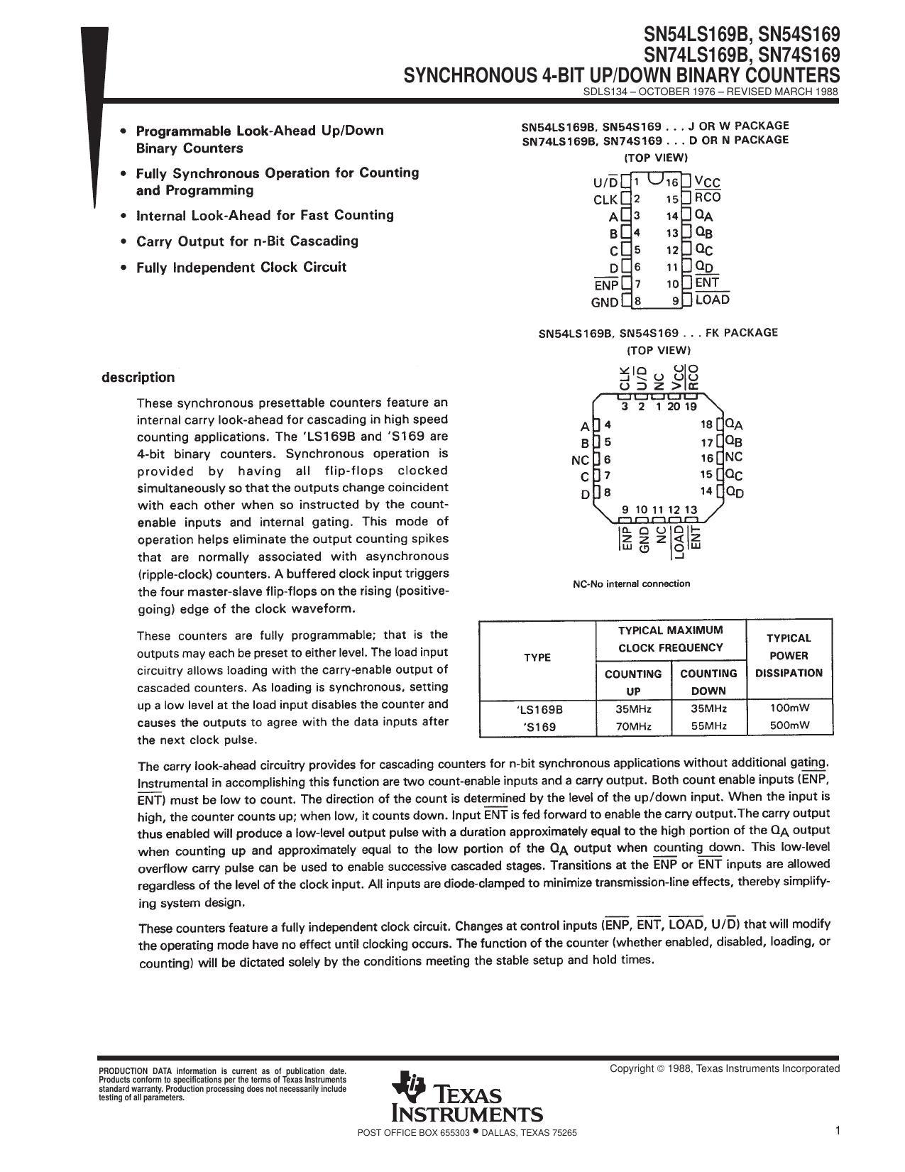 sn74ls169b-sn54s169-synchronous-4-bit-updown-binary-counters-datasheet.pdf