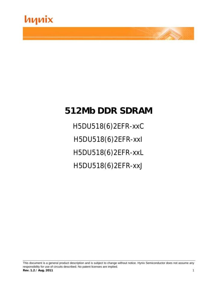 hynix-512mb-ddr-sdram-datasheet-rev-12.pdf