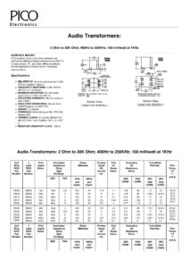 pico-electronics---audio-transformers-datasheet-summary.pdf