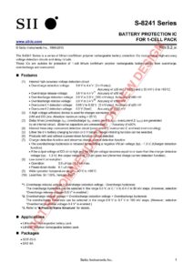 seiko-instruments-s-8241-series---battery-protection-ic-for-1-cell-pack-datasheet.pdf