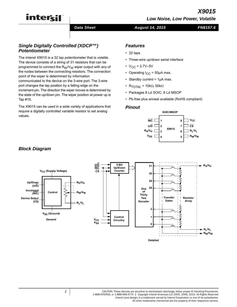 intersil-x9015---32-tap-single-digitally-controlled-potentiometer-datasheet.pdf