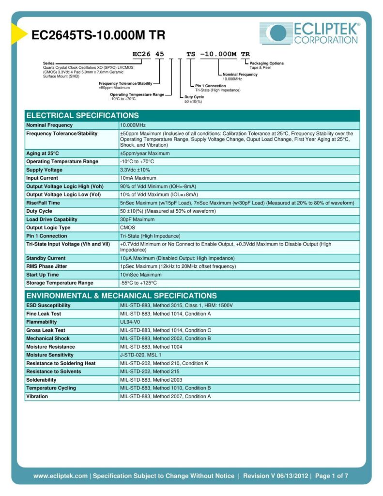 ec2645ts-10000m-tr-ecliptek-quartz-crystal-oscillator-datasheet.pdf