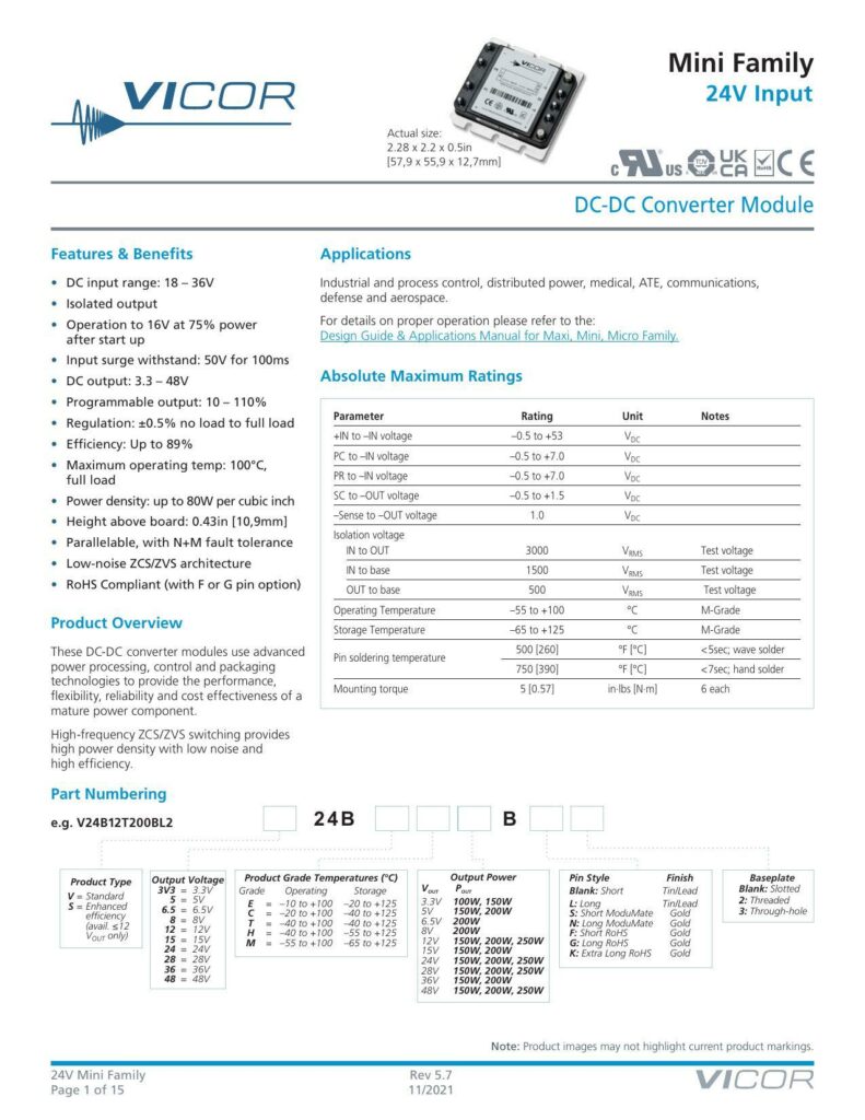 24v-mini-family-dc-dc-converter-module-datasheet.pdf