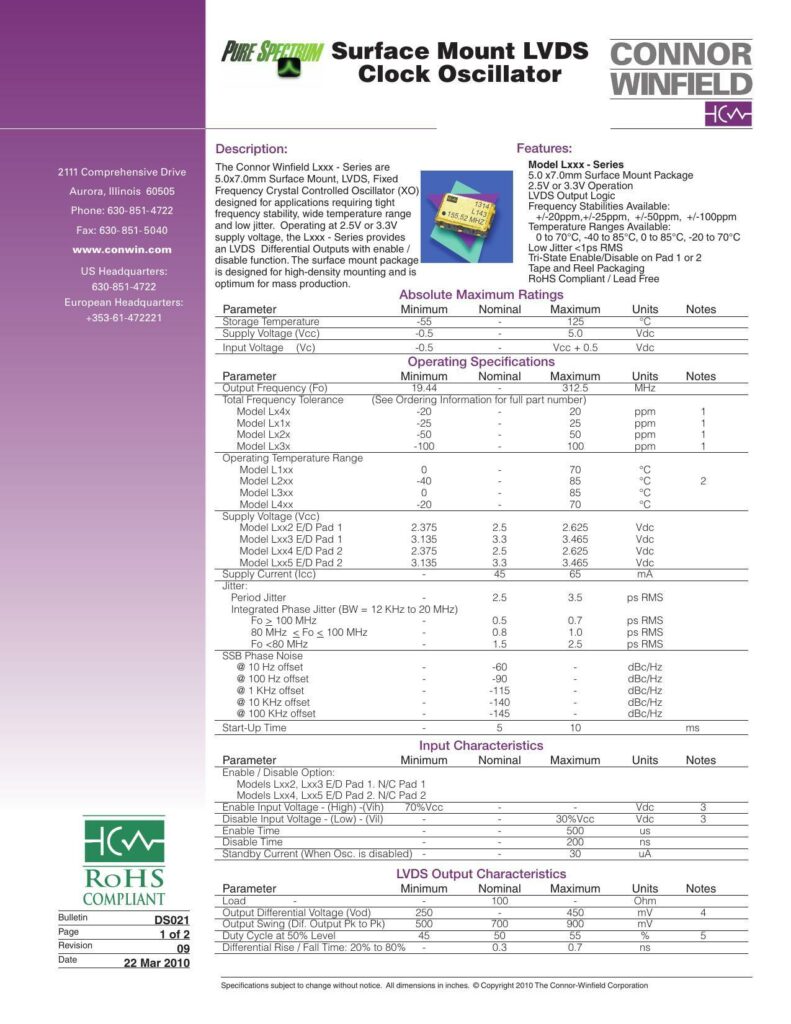 connor-winfield-surface-mount-lvds-clock-oscillator---model-lxxx-series-datasheet.pdf