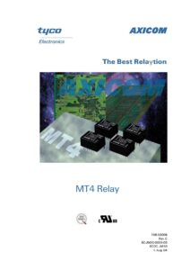 axicom-mt4-relay---4-pole-telecom-and-signal-relay-datasheet.pdf