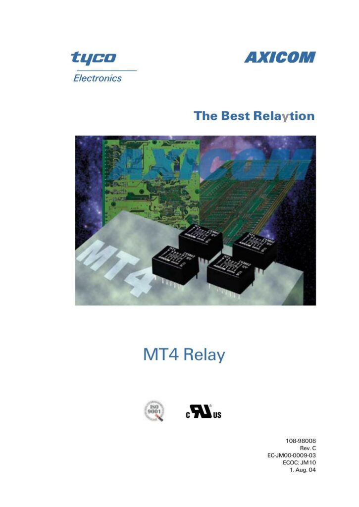 axicom-mt4-relay---4-pole-telecom-and-signal-relay-datasheet.pdf