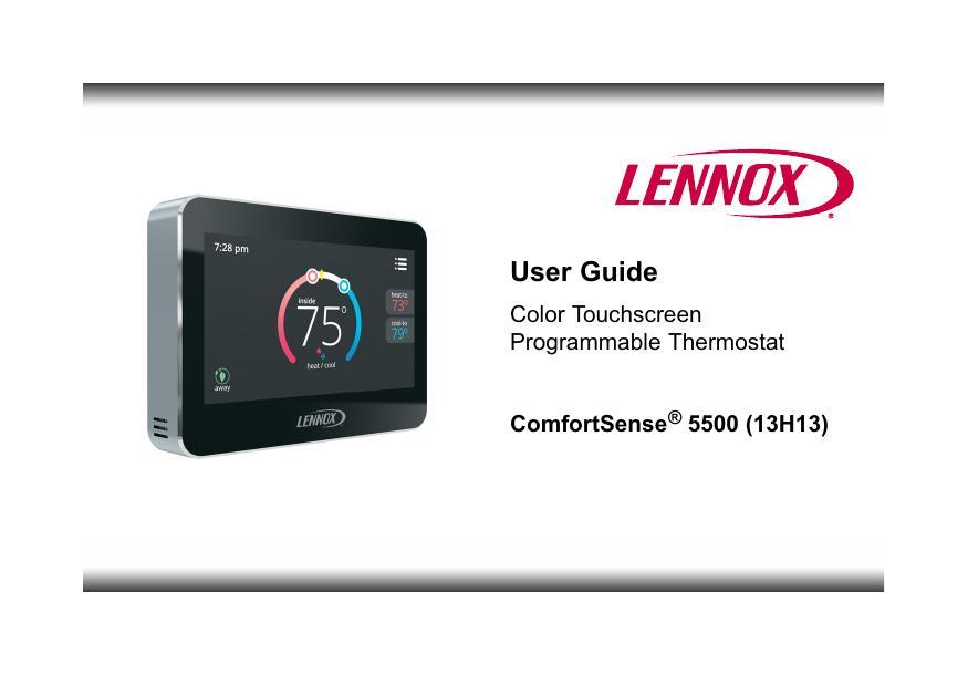 lennox-comfortsense-5500-13h13-thermostat-user-guide.pdf