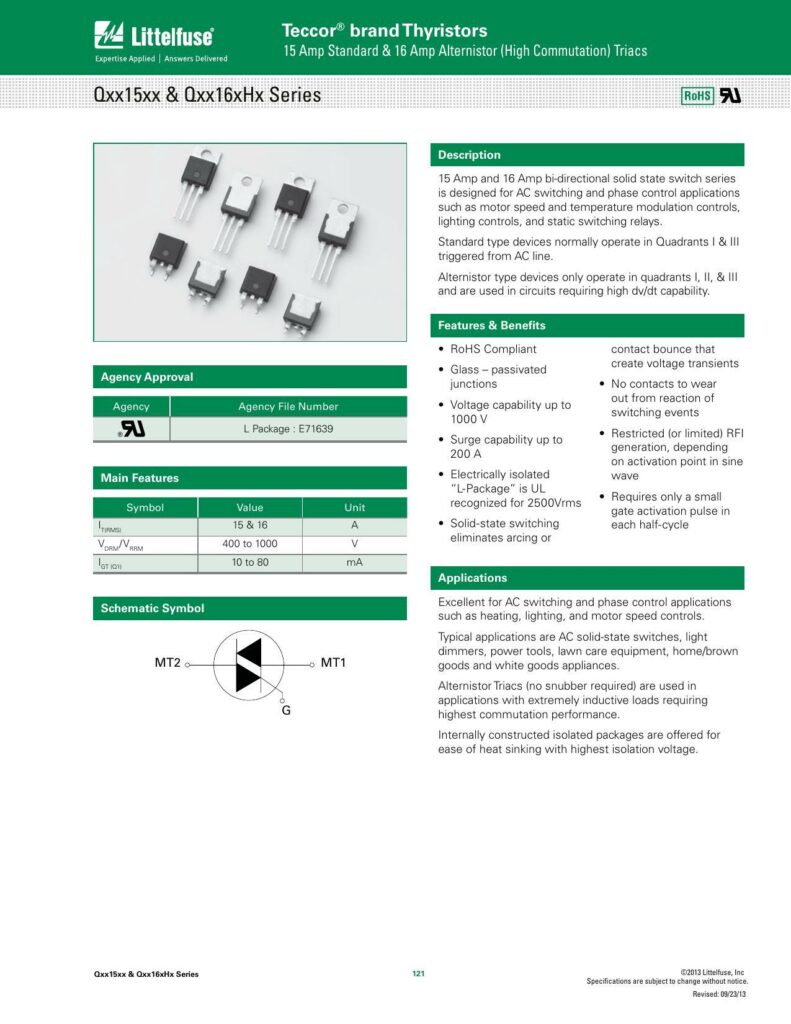 teccor-brand-thyristors-15-amp-standard-16-amp-alternistor-triacs-datasheet.pdf