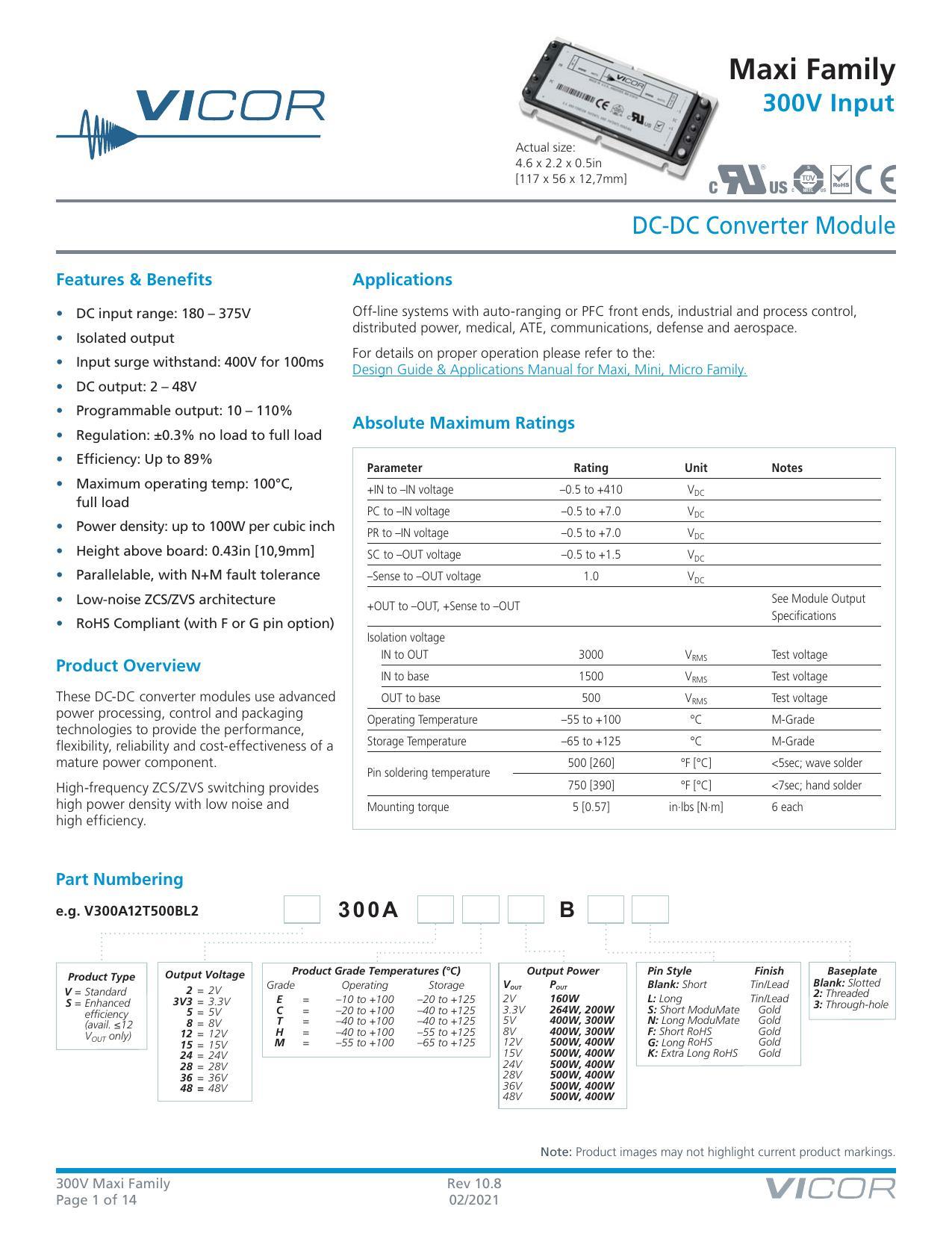 maxi-family-300v-input-dc-dc-converter-module.pdf