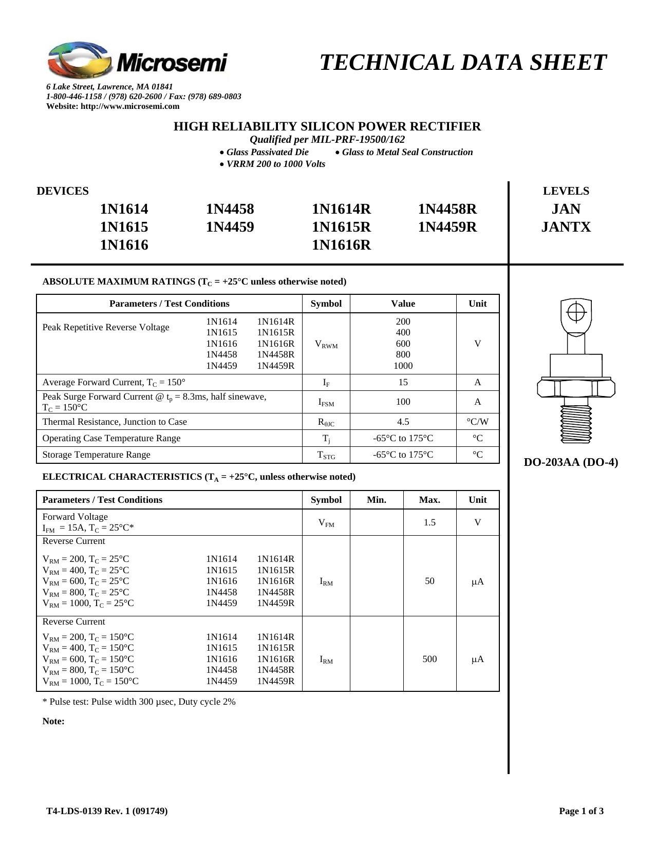 high-reliability-silicon-power-rectifier-technical-data-sheet.pdf