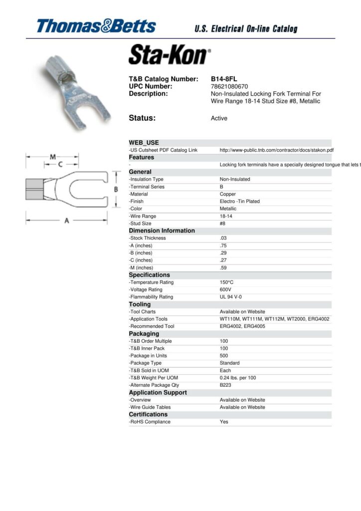 non-insulated-locking-fork-terminal-b14-8fl---thomasebetts-us-electrical-product-datasheet.pdf