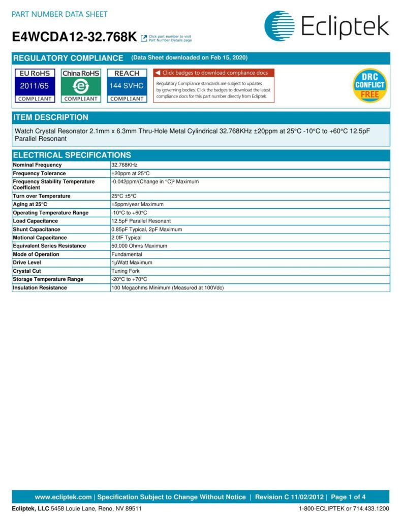 ecliptek-e4wcda-12-32768k-watch-crystal-resonator-datasheet.pdf