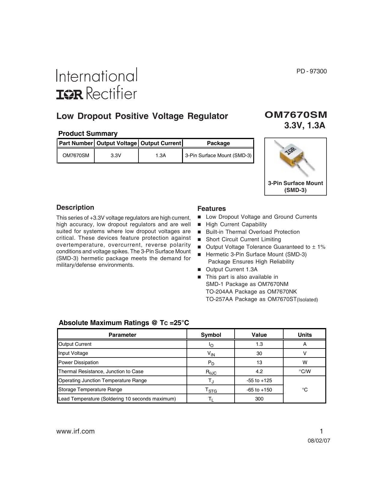 international-rectifier-om767osm-low-dropout-positive-voltage-regulator-datasheet.pdf