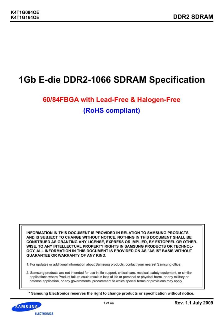 1gb-e-die-ddr2-1066-sdram-specification-by-samsung-electronics.pdf