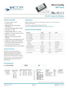 24v-micro-family-dc-dc-converter-module-datasheet-by-vicor.pdf