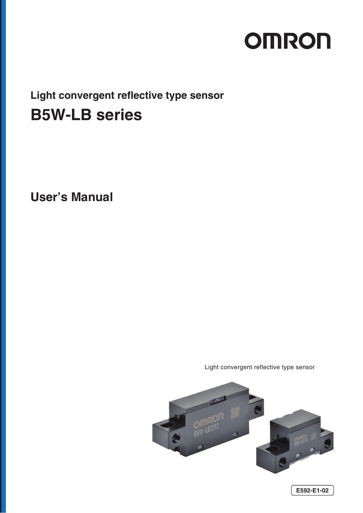 omron-light-convergent-reflective-type-sensor-bsw-lb-series-users-manual.pdf