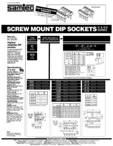 samtec-screw-mount-dip-sockets-ic-ics-series.pdf