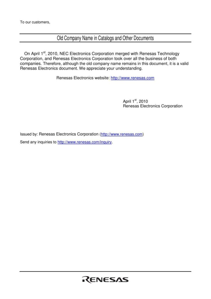 renesas-electronics-datasheet-summary.pdf