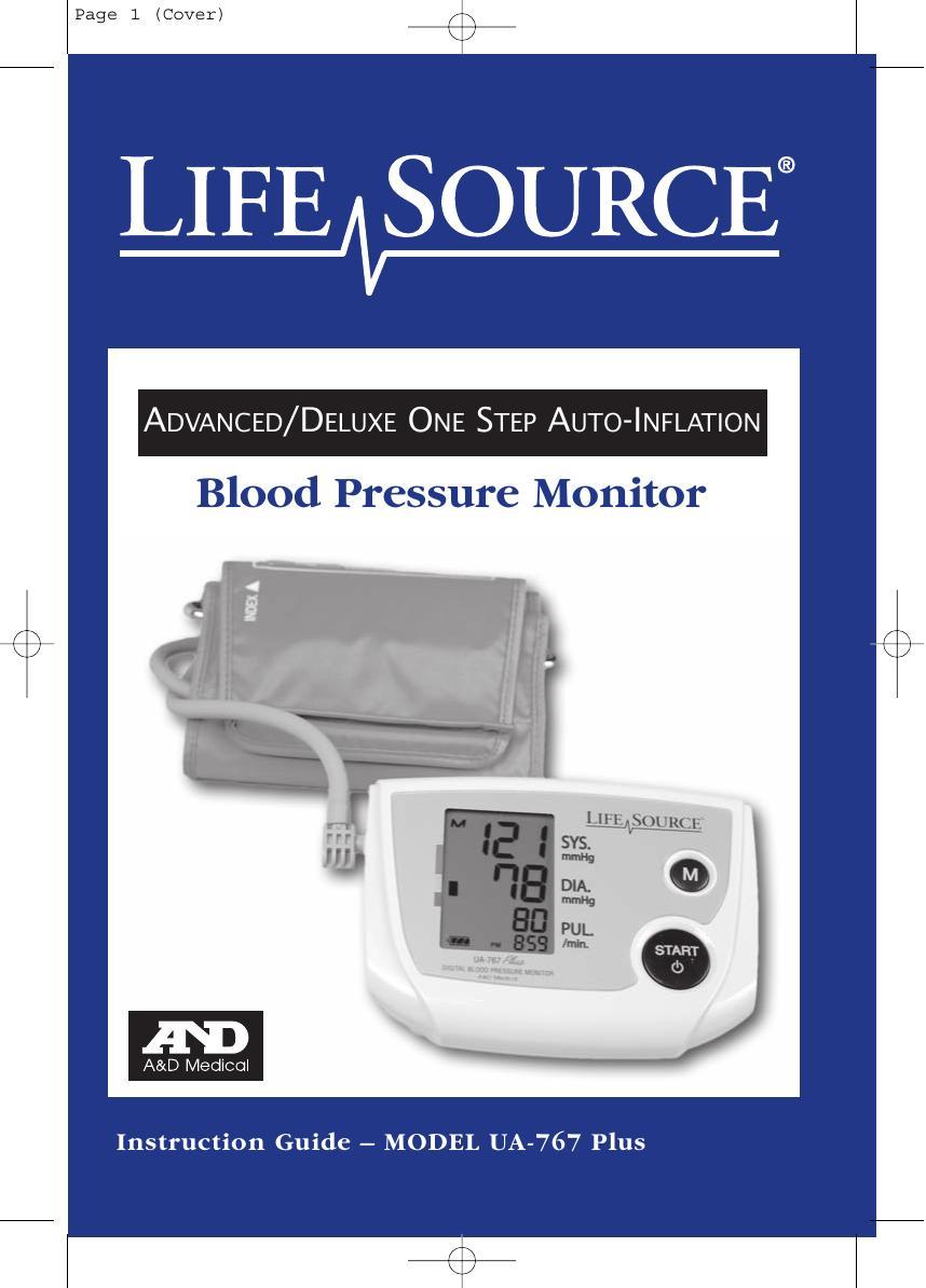 lifesource-advanceddeluxe-one-step-auto-inflation-blood-pressure-monitor-instruction-guide-model-ua-767-plus.pdf