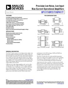 analog-devices-data-sheet-precision-low-noise-low-input-bias-current-operational-amplifiers-op117iop21710p4177.pdf