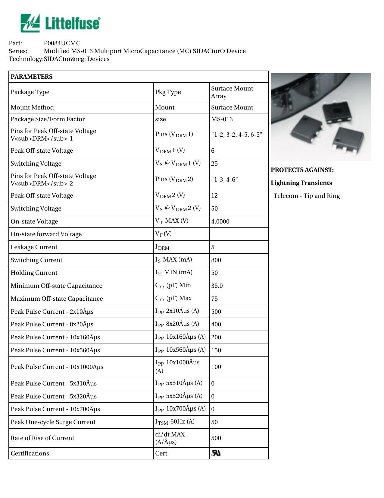 littelfuse-poo84ucmc-series-modified-ms-013-multiport-microcapacitance-mc-sidactor-device-technology-sidactor-devices.pdf