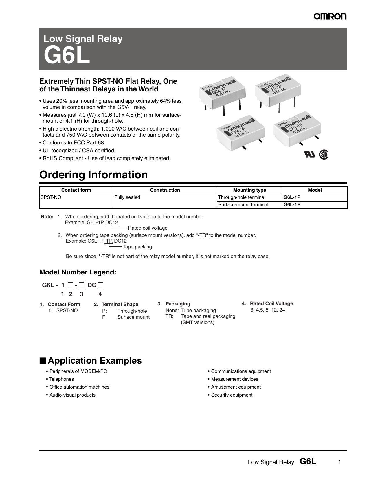 low-signal-relay-g6l-datasheet.pdf