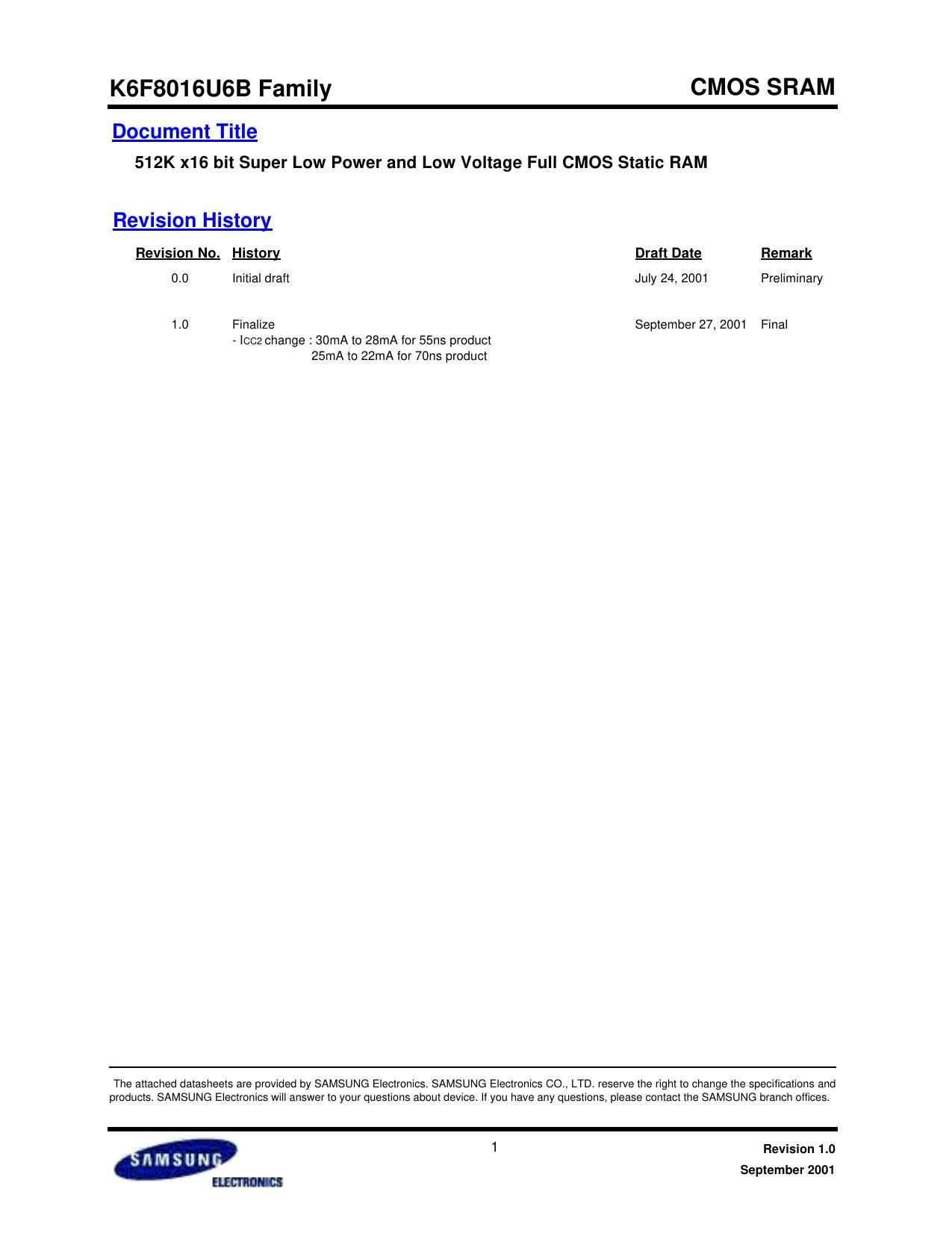 kgf8o16u6b-family-cmos-sram-512k-x-16-bit-super-low-power-and-low-voltage-full-cmos-static-ram.pdf