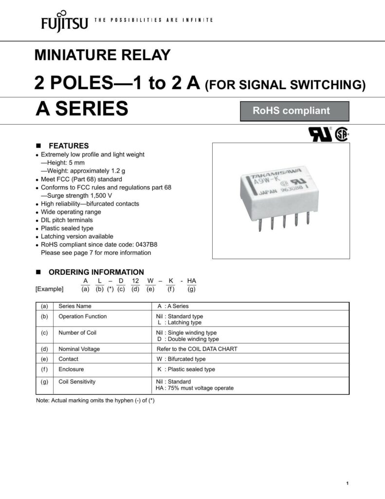 fujitsu-miniature-relay-2-poles-1-to-2-a-for-signal-switching-a-series.pdf