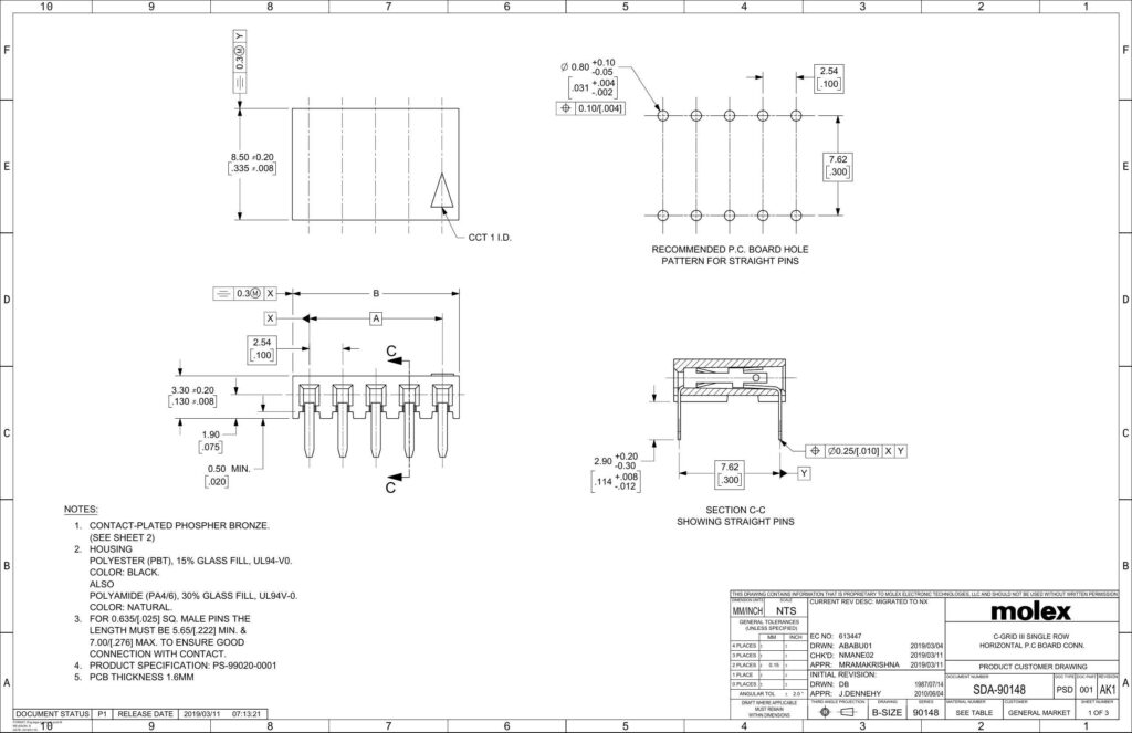90148-series-single-row-horizontal-pc-board-connector.pdf