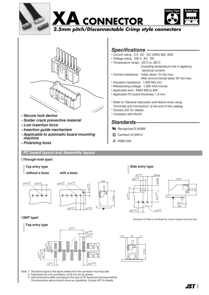 emboss-tape-radial-tape-xa-connector-25mm-pitchdisconnectable-crimp-style-connectors.pdf