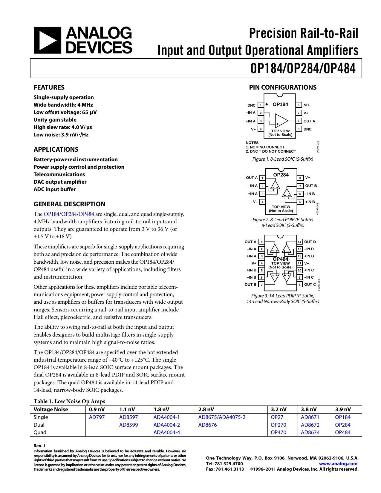 precision-rail-to-rail-input-and-output-operational-amplifiers-op184op284op484.pdf