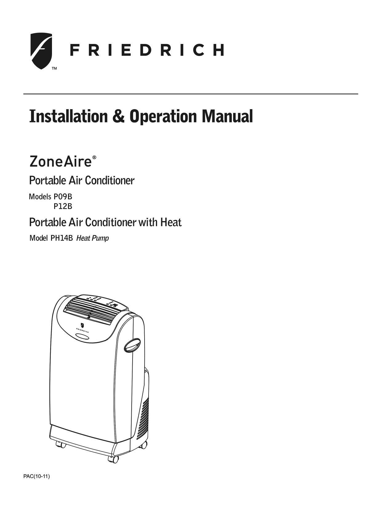 installation-operation-manual-for-friedrich-zoneaire-portable-air-conditioner-models-po9b-p1zb-and-phi4b.pdf